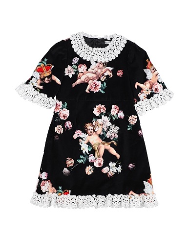 DOLCE&GABBANA Dress Black 97% Cotton, 3% Elastane