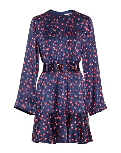 CHLOÉ Short dress Midnight blue 100% Silk