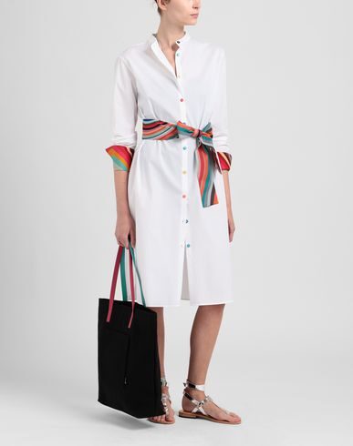 Ps Paul Smith X Yoox Midi Dresses In White