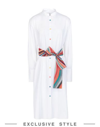 Ps Paul Smith X Yoox Midi Dresses In White