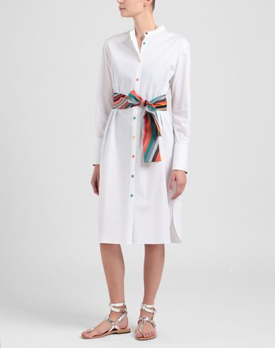 Ps Paul Smith X Yoox Midi Dresses In White