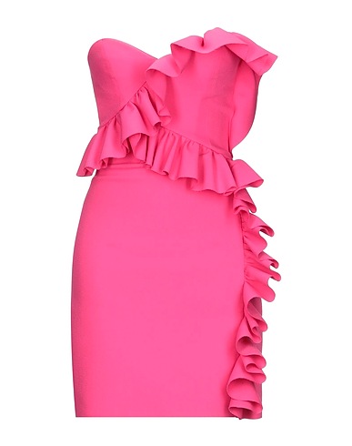 MSGM Sheath dress Fuchsia 84% Polyester, 10% Viscose, 6% Elastane