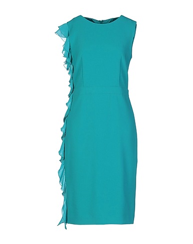 BOUTIQUE MOSCHINO Midi dress Deep teal 70% Triacetate, 30% Polyester