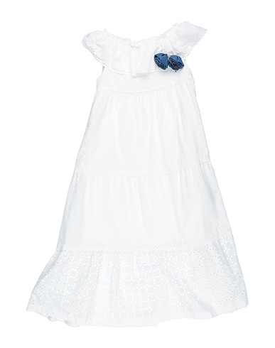 MISS BLUMARINE Dress White 100% Cotton