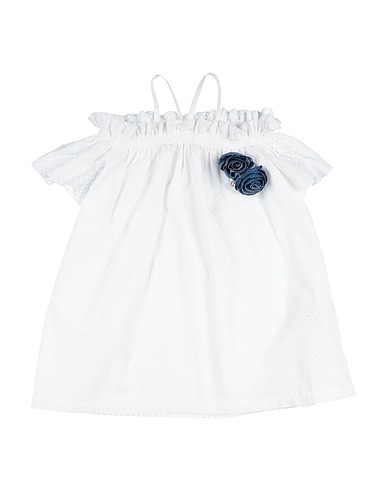 MISS BLUMARINE Dress White 100% Cotton