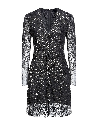 FRENCH CONNECTION Sequin dress Charcoal 100% Polyamide