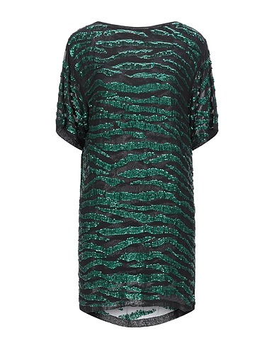 P.A.R.O.S.H. Sequin dress Green 100% Viscose, PVC - Polyvinyl chloride