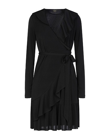 LIU •JO Short dress Black 95% Polyester, 5% Elastane