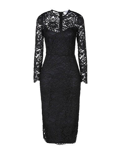 PASSEPARTOUT DRESS by ELISABETTA FRANCHI Midi dress Black 60% Polyamide, 40% Viscose