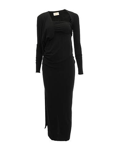 ALEXANDRE VAUTHIER Long dress Black 92% Viscose, 8% Elastane