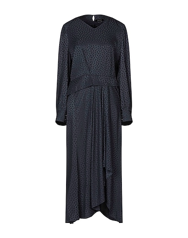 ISABEL MARANT Midi dress Charcoal 92% Silk, 8% Elastane