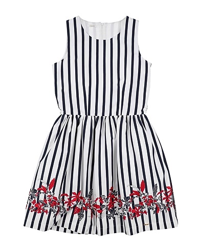 LIU •JO Dress White 97% Cotton, 3% Elastane