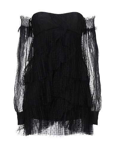 WANDERING Short dress Black 100% Polyamide