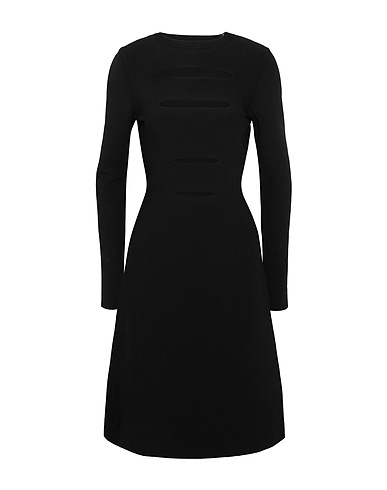 NARCISO RODRIGUEZ Vestito midi Nero 83% Viscosa, 17% Meryl® Elitè