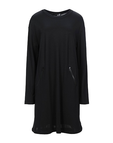 LOVE MOSCHINO Short dress Black 64% Viscose, 30% Polyamide, 6% Elastane
