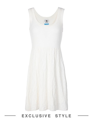 M MISSONI x YOOX Short dress White 100% Cotton