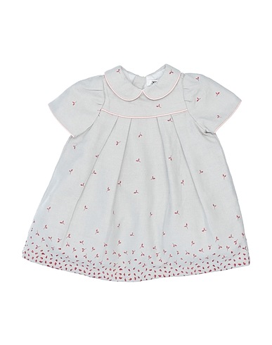 GAIALUNA Baby dress Light grey 52% Cotton, 31% Polyester, 17% Rayon