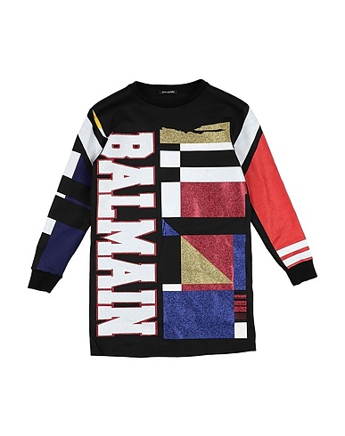 BALMAIN Vestito Nero 69% Viscosa, 26% Poliammide, 5% Elastan