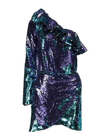 AMEN Sequin dress Purple Polyester, Viscose, Polyamide, Elastane
