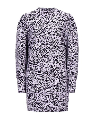 ANDAMANE Short dress Mauve 50% Polyester, 25% Cotton, 22% Acrylic, 3% Other Fibres