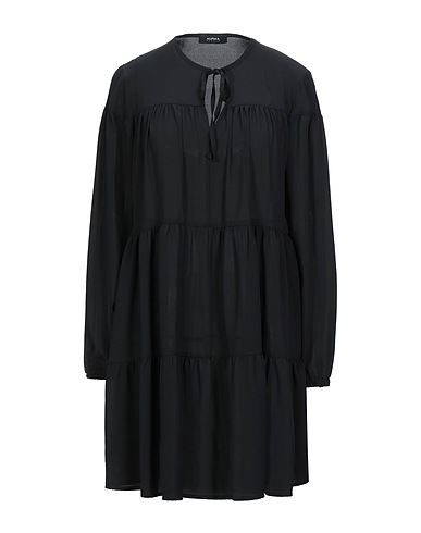 ALPHA STUDIO Short dress Black 100% Polyester