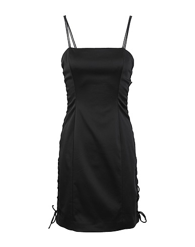 BEN TAVERNITI™ UNRAVEL PROJECT Sheath dress Black 48% Acetate, 45% Polyamide, 7% Elastane