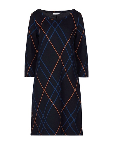 I BLUES Knit dress Midnight blue 44% Virgin Wool, 43% Acrylic, 13% Polyamide