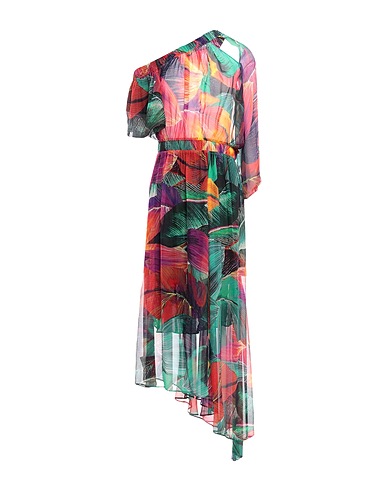 PINKO Long dress Green 100% Viscose