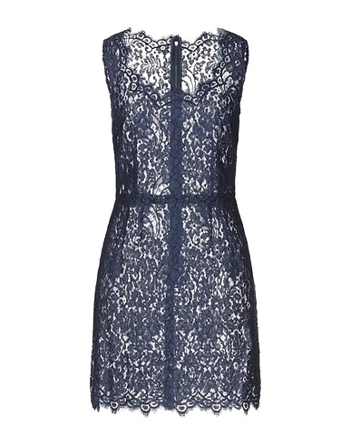 DOLCE&GABBANA Short dress Midnight blue 55% Polyamide, 23% Cotton, 22% Viscose