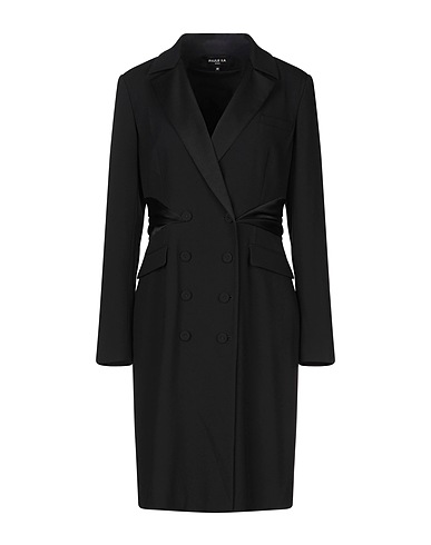 PAULE KA Short dress Black 82% Triacetate, 18% Polyester