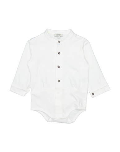 ALETTA Baby bodysuit White 94% Cotton, 6% Elastane