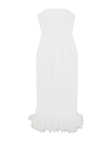 16ARLINGTON Tubino Bianco 100% Poliestere, Piume di struzzo