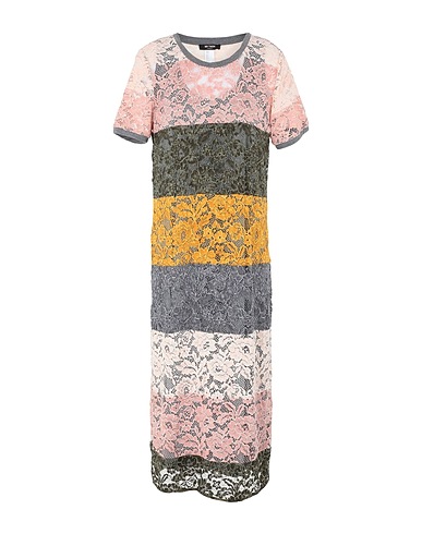 MY TWIN TWINSET Midi dress Light pink 95% Viscose, 5% Elastane