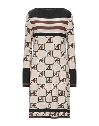ALBERTA FERRETTI ニットドレス サンド バージンウール 100%