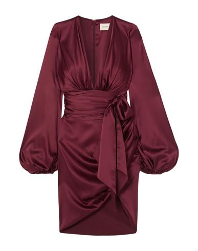 Click to view more detailed imagery on our partner's website Alexandre Vauthier Short Burgundy Dress. In Maroon