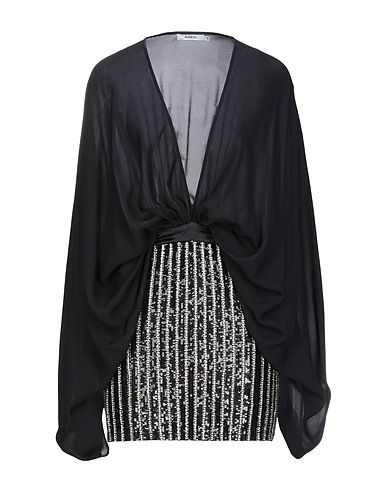 AMEN Sequin dress Black 100% Viscose, Acetate, Glass, Metal, PVC - Polyvinyl chloride