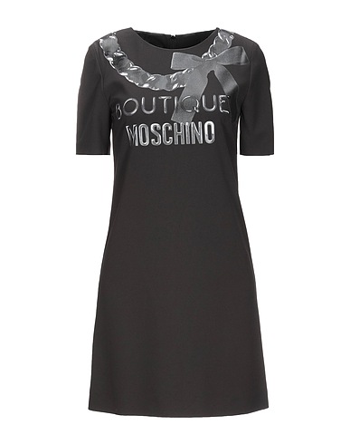 BOUTIQUE MOSCHINO Short dress Black 92% Polyester, 8% Elastane