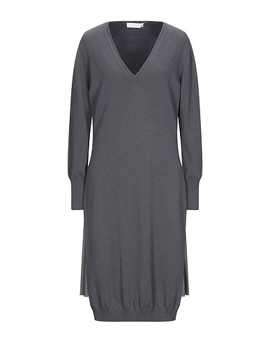 FABIANA FILIPPI Midi dress Lead 75% Virgin Wool, 15% Silk, 10% Cashmere