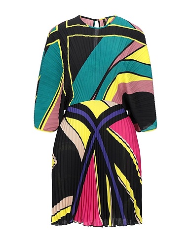 MANILA GRACE Short dress Deep teal 97% Polyester, 3% Elastane
