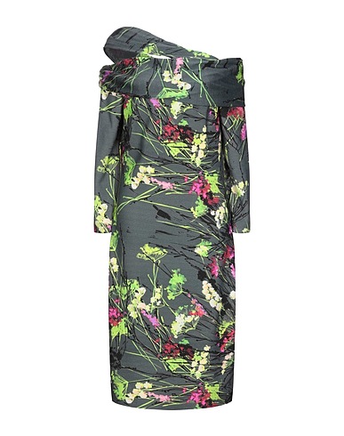BLUMARINE Midi dress Lead 100% Virgin Wool