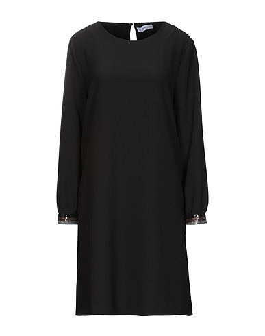 EMMA & GAIA Vestito corto Nero 89% Poliestere, 11% Elastan