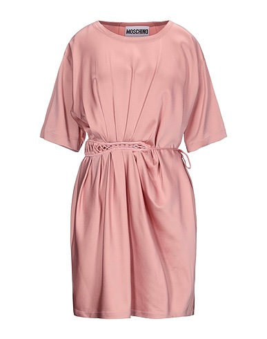 MOSCHINO Kurzes Kleid Rosa 52% Viskose, 45% Acetat, 3% Andere Fasern
