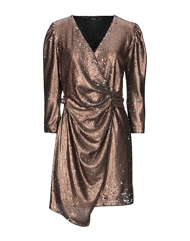 HANITA Vestito corto Khaki 100% Poliestere