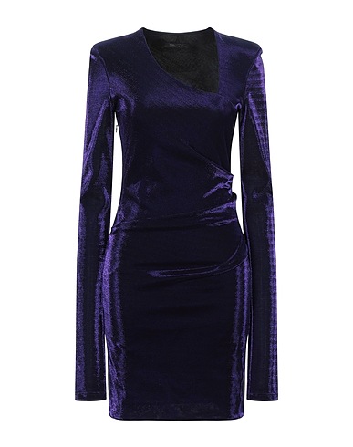 PATRIZIA PEPE SERA Tubino Viola 75% Cotone, 25% Poliestere