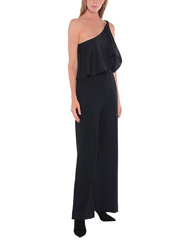 DIANE VON FURSTENBERG Jumpsuits and Dungarees Black 93% Viscose, 7% Lycra®
