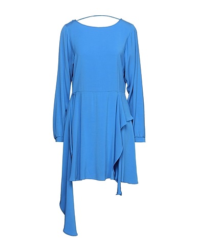 PATRIZIA PEPE SERA Vestito corto Azzurro 99% Viscosa, 1% Elastan