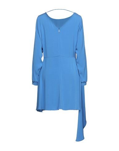 Shop Patrizia Pepe Sera Woman Mini Dress Azure Size 8 Viscose, Elastane In Blue