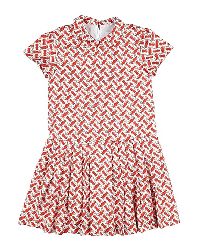 BURBERRY Vestito Rosso 100% Seta