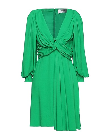 CELINE Robe courte Vert 100% Viscose