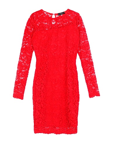GUESS Sheath dress Red 92% Polyamide, 8% Elastane